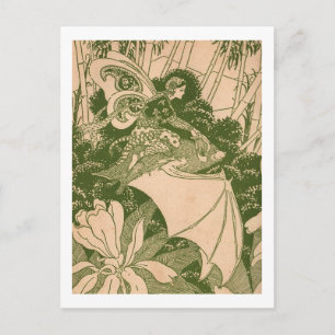 Bat Fairy Postkarte