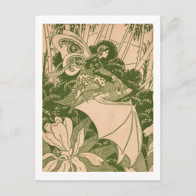 Bat Fairy Postkarte (Vorderseite)