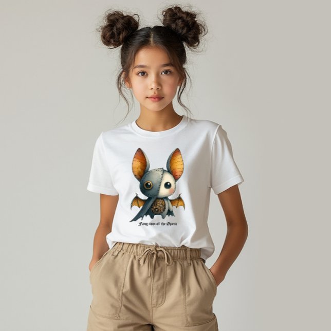 Bat - Fang-tom der Oper T-Shirt ("If I am the phantom, it is because man's hatred has made me so." - The Phantom of the Opera )