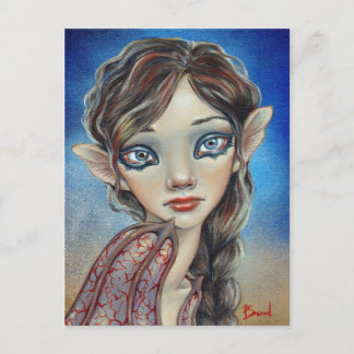 Bat Girl Postkarte