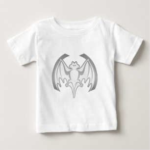 Bat Gray Inv MUSEUM Zazzle Geschenke Baby T-shirt