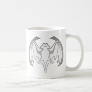 Bat Gray Inv MUSEUM Zazzle Geschenke Kaffeetasse