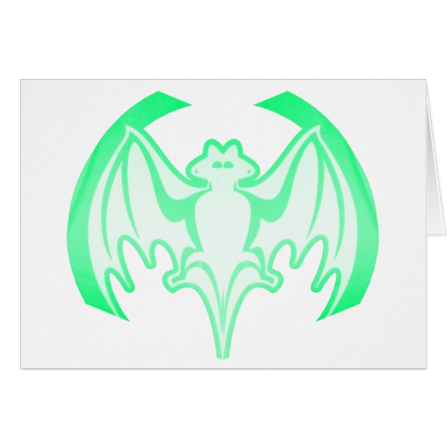 Bat Green Inv MUSEUM Zazzle Geschenke (Vorderseite (Horizontal))