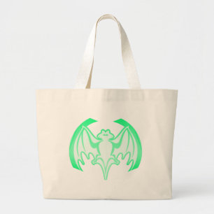 Bat Green Inv MUSEUM Zazzle Geschenke Jumbo Stoffbeutel