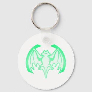 Bat Green Inv MUSEUM Zazzle Geschenke Schlüsselanhänger