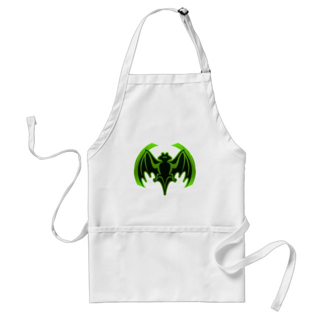Bat Green MUSEUM Zazzle Geschenke Schürze (Vorne)