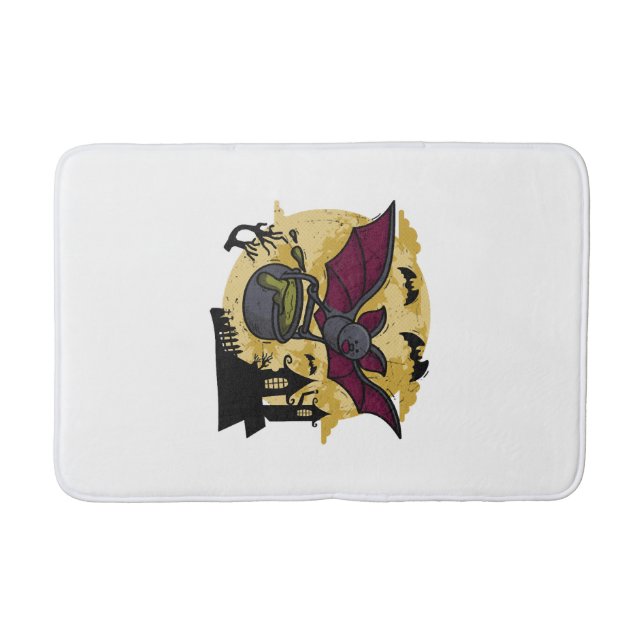 Bat Halloween Badematte (Vorderseite)
