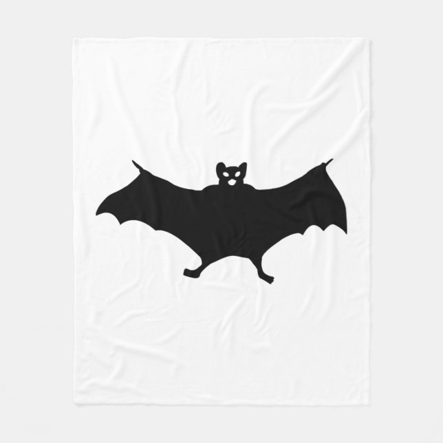 Bat Halloween Fleecedecke (Vorderseite)