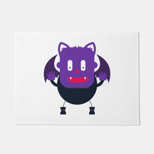 BAT-halloween Fußmatte (Vorderseite)