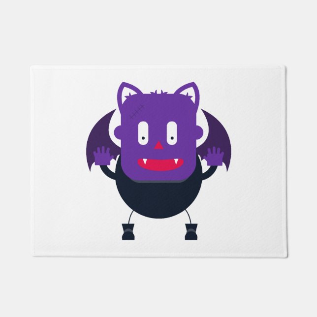 Bat halloween         fußmatte (Vorderseite)