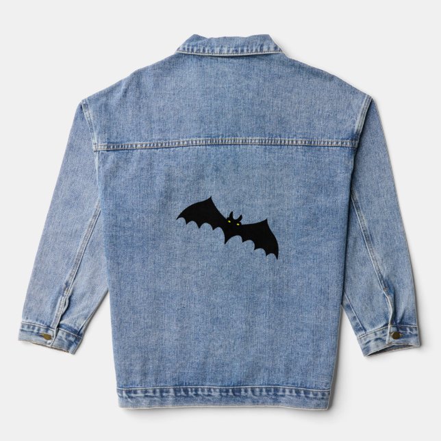 BAT-halloween Jeansjacke (Rückseite)