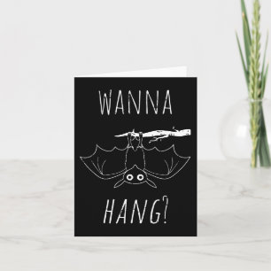 Bat Halloween Kostüm Cool HangAnimal Men Wome Karte