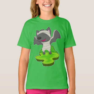 Bat Halloween Mummy T-Shirt