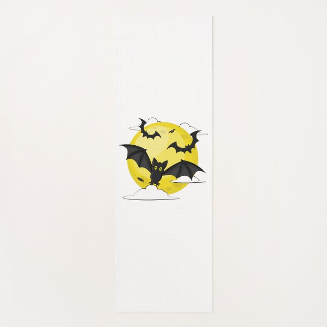 Bat Halloween Yogamatte (Vorderseite)