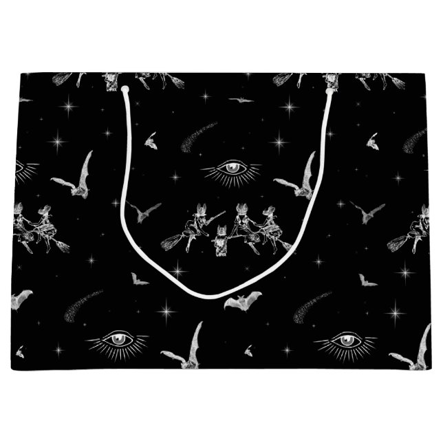 Bat Hexen Große Geschenktüte (Vorderseite)