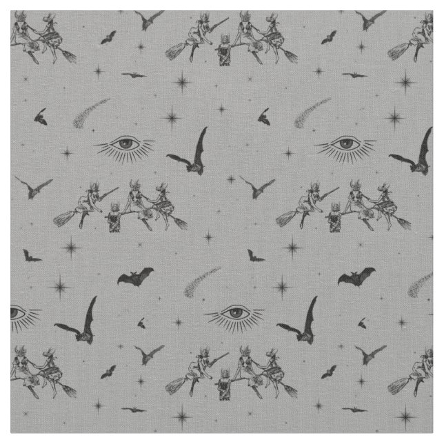 Bat Hexen Stoff (Nahaufnahme)
