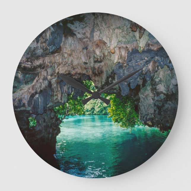 Bat Höhle in Airai, Palau, Mikronesien Große Wanduhr (Vorderseite)