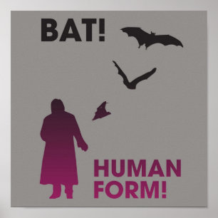 Bat Human Form Laszlo Cravensworth Was wir tun Poster