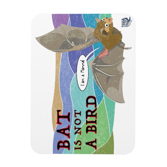 Bat ist kein Vogel Magnet (Vertikal)