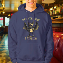 Bat ist so, wie ich es mag! - Playful Bat Hoodie