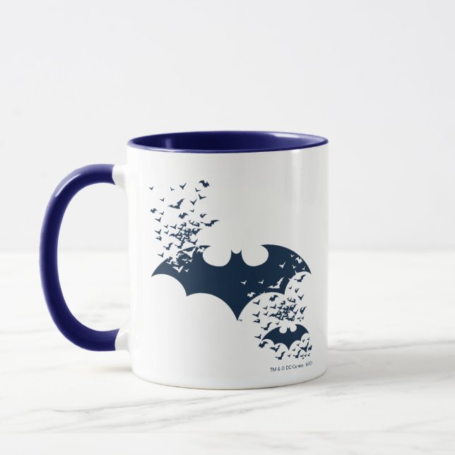 Bat-Logo-Burning in Fledermäuse Tasse (Links)