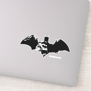Bat-Logo der Batman-Silhouette und Gotham Aufkleber