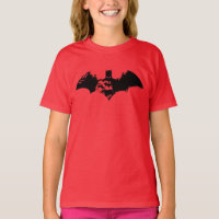Bat-Logo für Batman- und Gotham-Silhouette