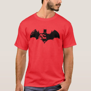 Bat-Logo für Batman- und Gotham-Silhouette T-Shirt