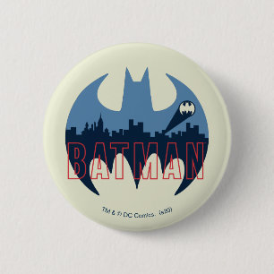 BAT-Logo mit Gotham- und Bat-Signal Button