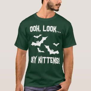 Bat Lover Sky Kittens Bars Lover Niedlich Funny Fu T-Shirt