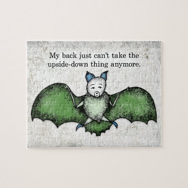 Bat mit einem schlechten Puzzle (Horizontal)