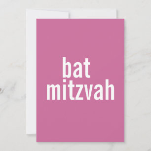 Bat Mitzvah Ankündigungen und Einladungen {Mauve}