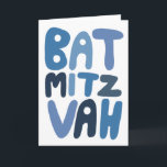 BAT MITZVAH Anpassbare, moderne Blasen-Buchstaben Karte<br><div class="desc">Handgezeichneter Text von mir für Sie. Fügen Sie Ihren eigenen Text in die Innenseite der Karte oder ändern Sie die Hintergrundfarben. Für weitere Designs und Farben Karo mein Shop! Oder lass mir Bescheid, wenn du etwas Angewohntes willst. Ich habe auch passendes Packpapier und natürlich sowohl Bar und Bat Mitzvah Versionen!...</div>