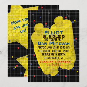 Bat Mitzvah Bar Mitzvah Spiel auf Einladung