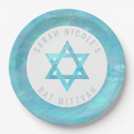 Bat Mitzvah Blue Opal Celebration Star von David Pappteller