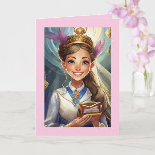 Bat Mitzvah Card 5" x 7" Klappkarte Karte