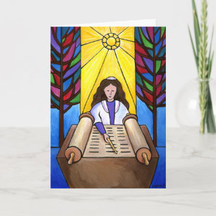 Bat Mitzvah Card Karte