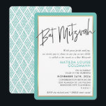 BAT MITZVAH einfaches minimales, modernes Minze Go Einladung<br><div class="desc">per kat massard >>> kat@simplysweetPAPERIE.com <<< Liebe das Design, aber möchte einige Änderungen sehen - ein anderes Farbschema, Produkt, ein Foto hinzufügen oder angepasst für einen anderen Anlass - keine Sorgen einfach kontaktieren Sie mich per E-Mail - ich bin gerne behilflich! - - - - - - - - -...</div>