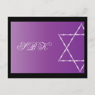 Bat Mitzvah Einladung Sydney Blair Lila UAWG