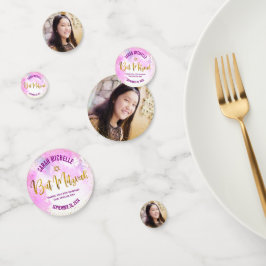 Bat Mitzvah Foto Gold Fossil Pinselspitze Wasserfa Konfetti