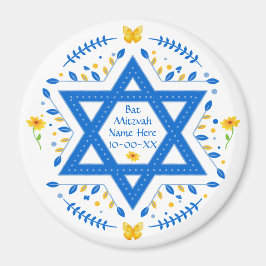 Bat Mitzvah Gefallen, PERSONALISIERT für Mädchen Magnet
