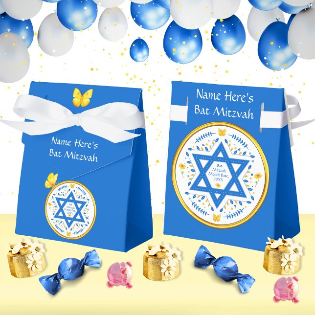 Bat Mitzvah Giveaways Ideas, Bat Mitzvah Geschenkschachtel (Bat Mitzvah Party Supplies. Bat Mitzvah Candy Boxes and great for Bat Mitzvah Giveaways. Favors.)