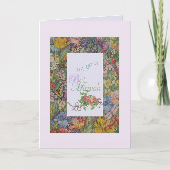 BAT MITZVAH - GRENZGRENZEN KARTE (Vorderseite)