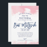 BAT MITZVAH INVITE handbuchstabiert rosa Aquarell Einladung<br><div class="desc">von kat massard >>> kat@simplysweetPAPERIE.com << Ein super cooles und modernes Einladungs-Design für die BAT MITZVAH TIP Ihrer Tochter:: 1. Um Grafiken und Schriftart zu ändern/zu verschieben und mehr Text hinzuzufügen, klicken Sie auf den Button "Anpassen". - - - - - - - - - - - - - -...</div>