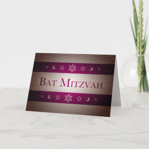 Bat Mitzvah Karte
