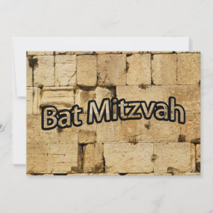 Bat Mitzvah Karte
