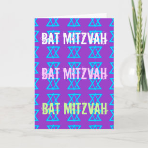 BAT MITZVAH Karte