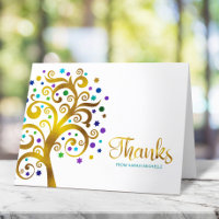 Bat Mitzvah Moderne Aquamarine und goldene Foil Tr