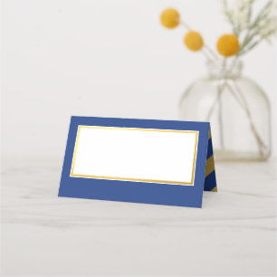 BAT MITZVAH Moderne Imitat Gold Royal Blue AVRIA Platzkarte