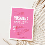 BAT MITZVAH Modernes, minimales Design rosa Einladung<br><div class="desc">durch kat massard > WWW.SIMPLYSWEETPAPERIE.com Liebe des Designs, aber möchte einige Änderungen sehen - ein anderes Farbschema, Produkt, ein Foto hinzufügen oder angepasst für einen anderen Anlass - keine Sorge einfach kontaktieren Sie mich - ich bin gerne zu helfen! - - - - - - - - - - -...</div>